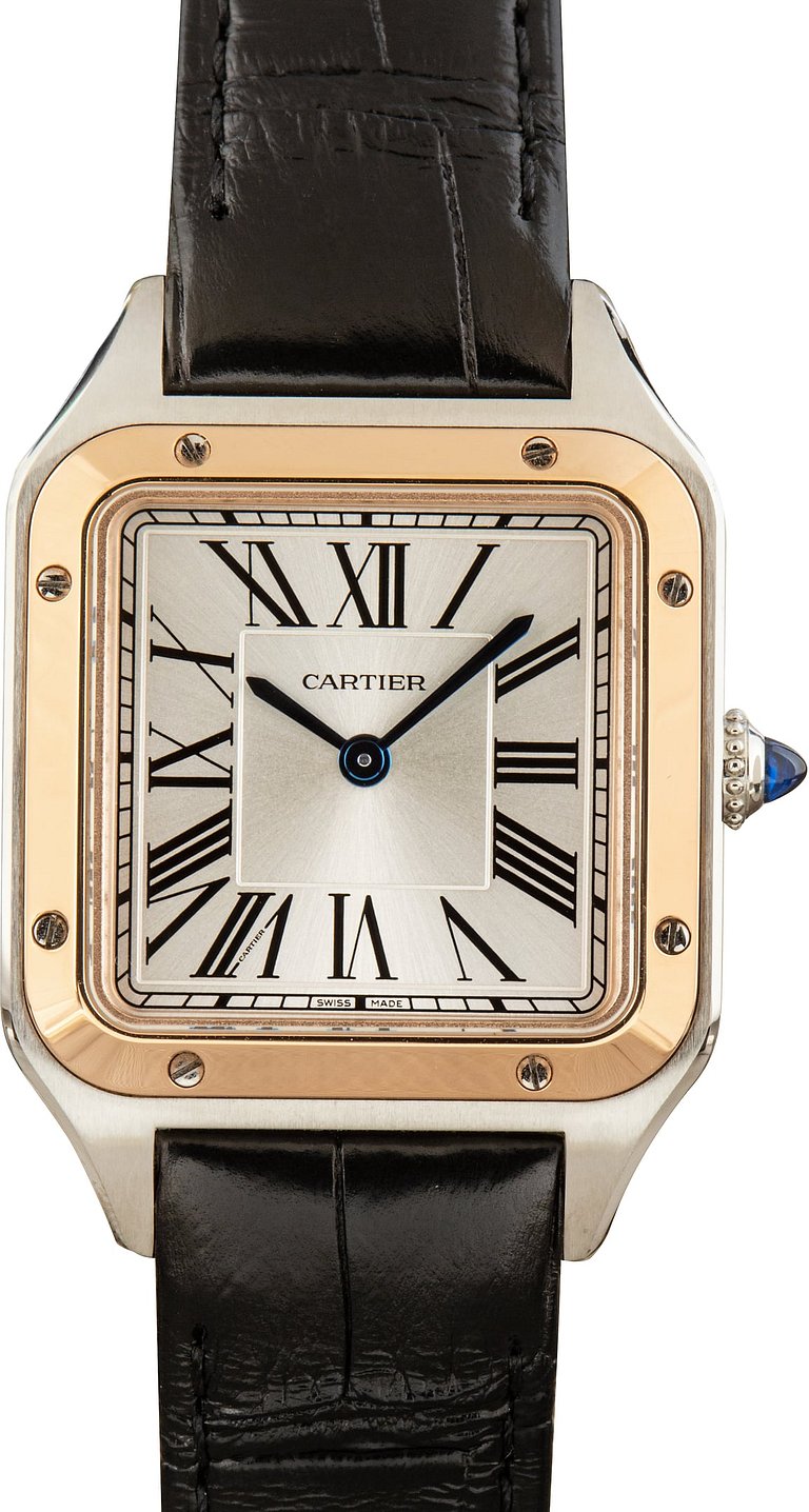 Pre-Owned Cartier Santos Dumont W2SA0038 Small Model