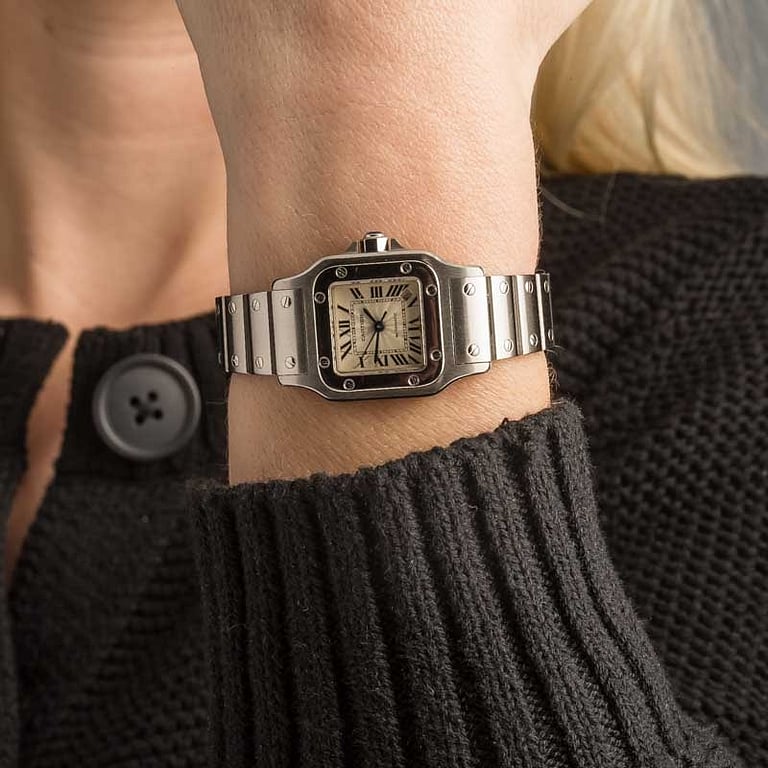 Used Cartier Santos Galbee W20054D6 Stainless Steel
