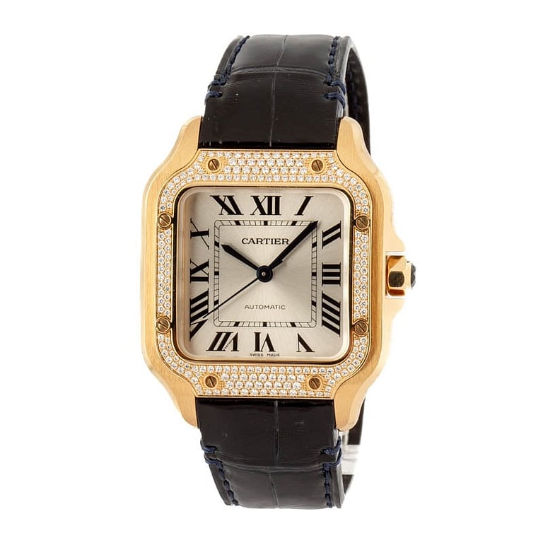Cartier Santos de Cartier Diamond Bezel