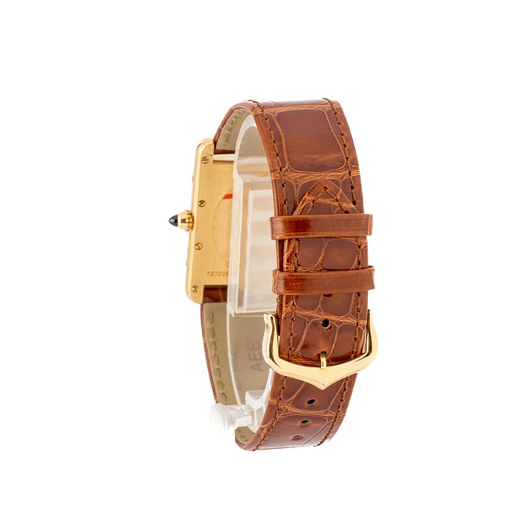 Cartier Tank Quartz 18k Yellow Gold