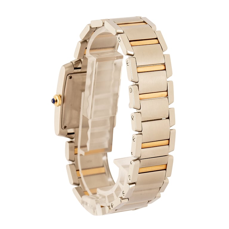 Pre-Owned Cartier Tank Francaise W51005Q4 Steel & Gold