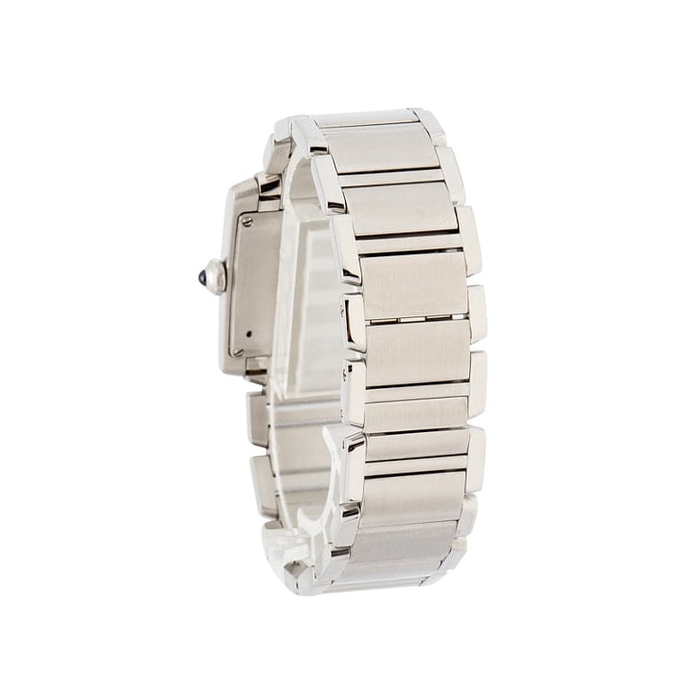 Used Cartier Tank Francaise W51011Q3 Silver Dial