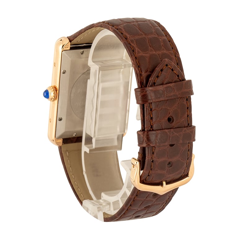 Pre-Owned Cartier Tank Solo W5200026 18k Rose Gold