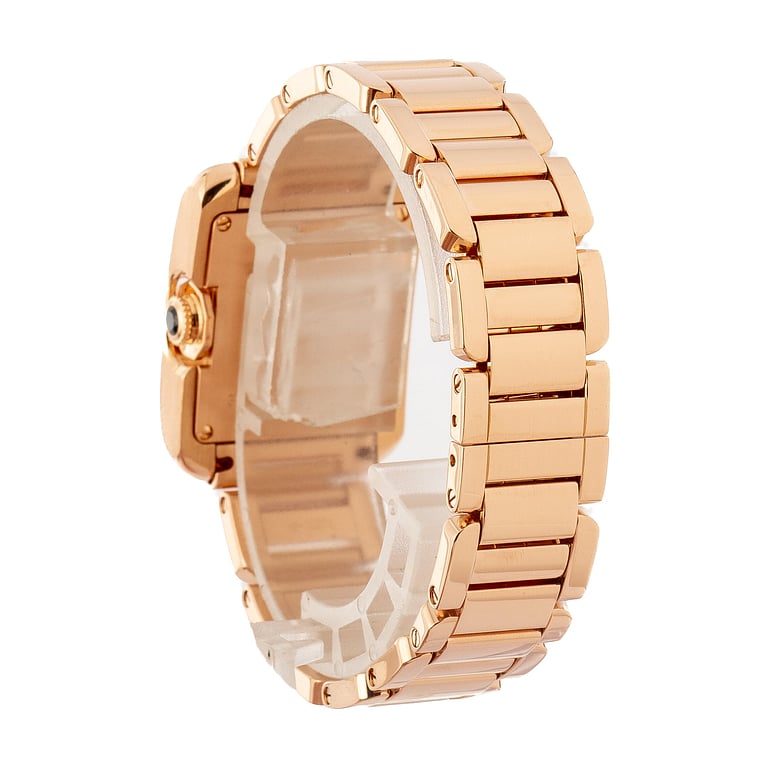 Pre-Owned Cartier Tank Anglaise W5310013 Rose Gold