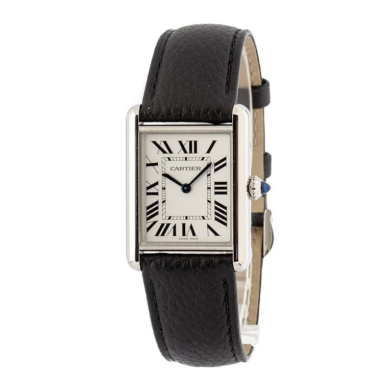 Pre-owned Cartier Tank Must Silver Dial