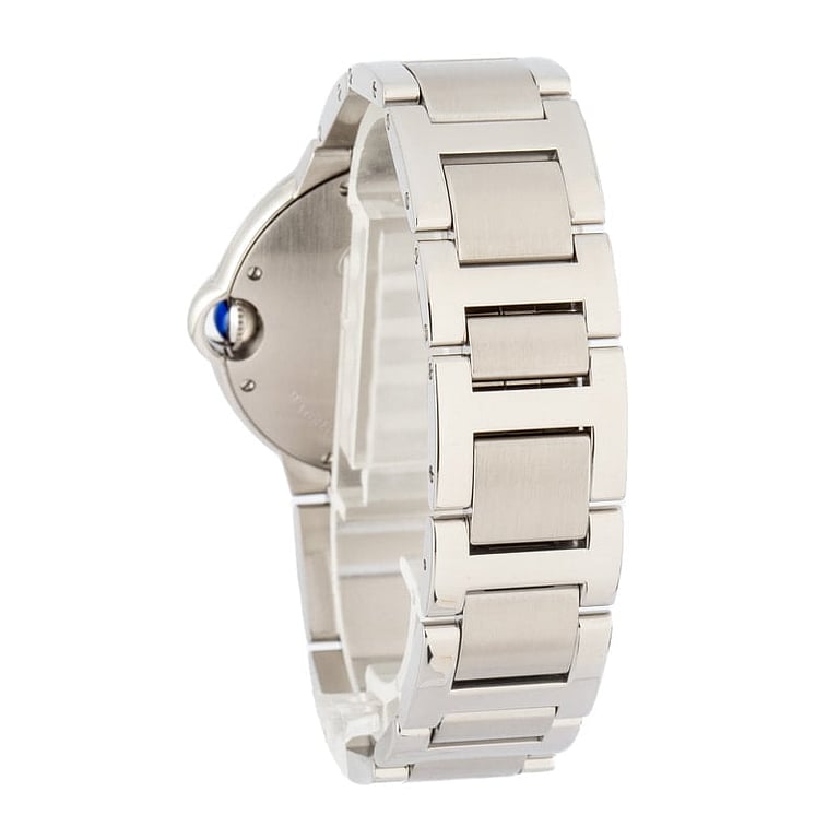 Pre-Owned Ballon Bleu de Cartier ref W4BB0024 Diamond Bezel