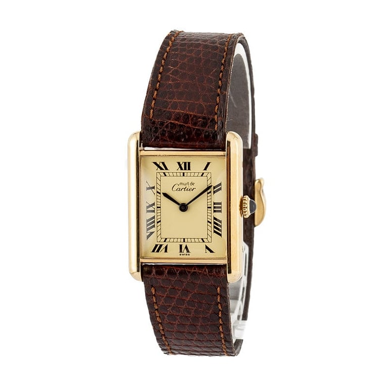 Must de Cartier Ivory Roman Dial