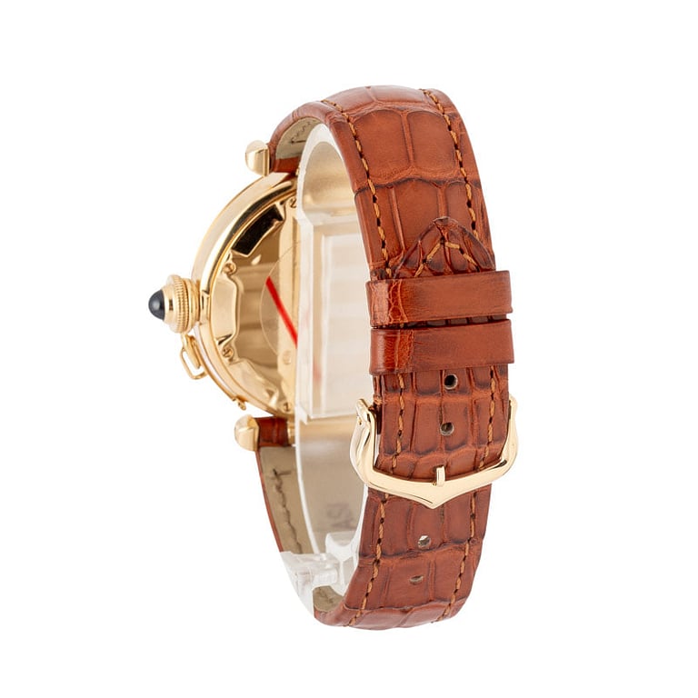 Pre-owned Pasha De Cartier W3013456 18k Yellow Gold