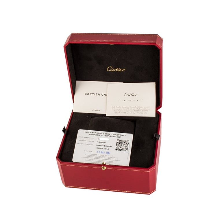 Cartier Santos Dumont 18k Yellow Gold