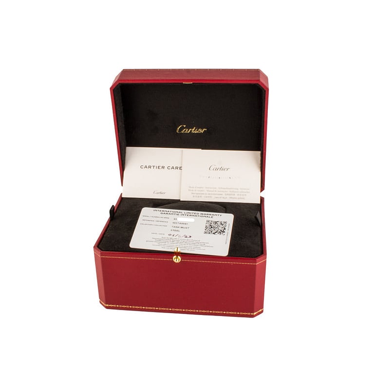 Cartier Tank Must Stainless Steel WSTA0041 Large Model