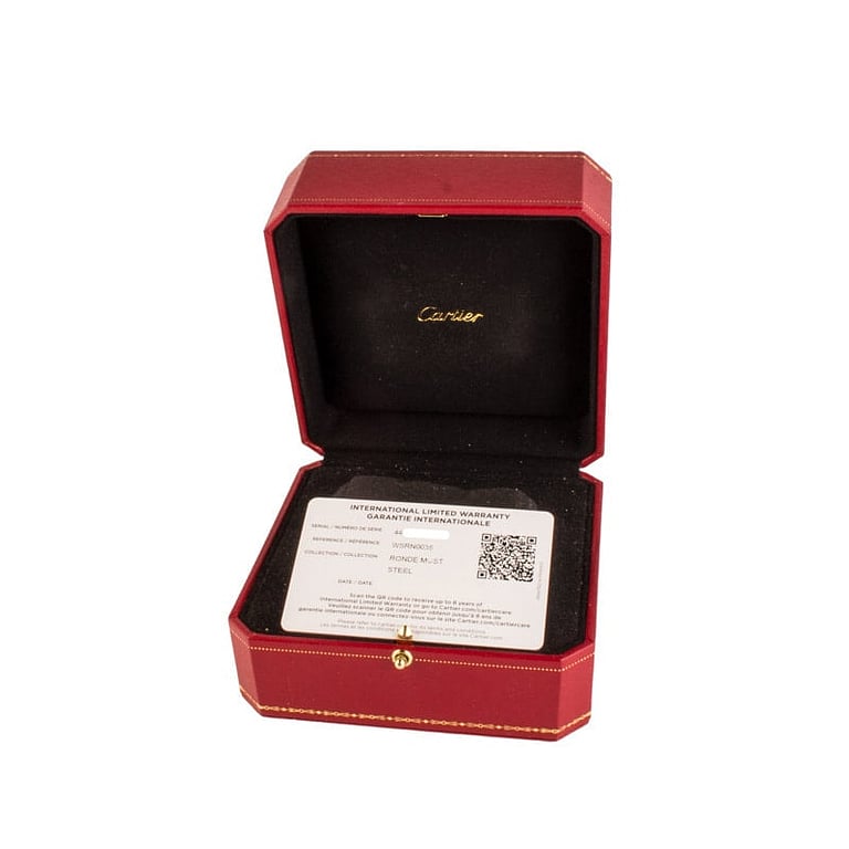 Used Ronde Must De Cartier Stainless Steel WSRN0035