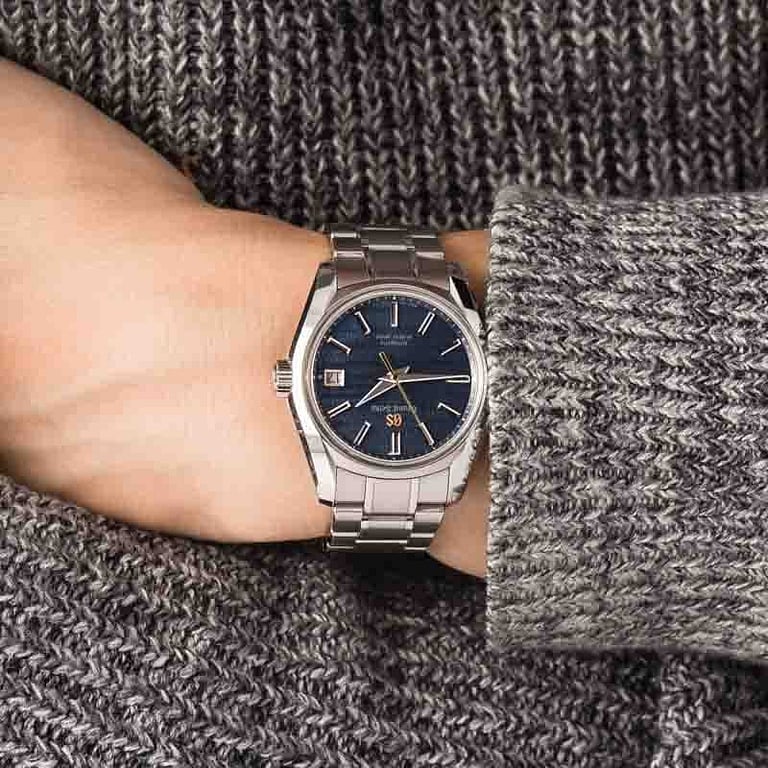 Pre-Owned Grand Seiko Heritage Collection SBGH273 Blue Dial