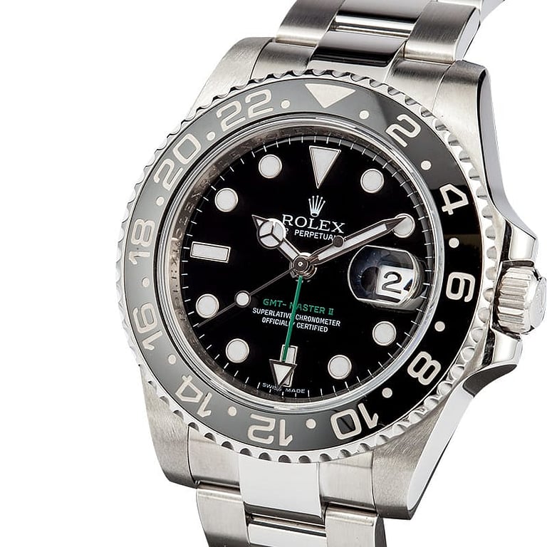 Pre-Owned Rolex GMT-Master II 116710 Black TT