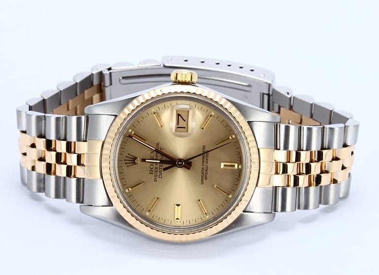 Datejust Rolex Stainless/Gold 16013 Men's