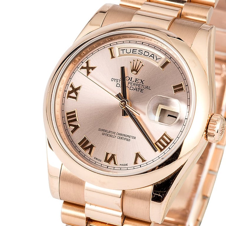 Rolex Everose President 118205