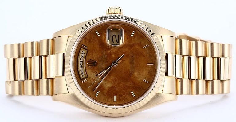 Rolex President 18038 Exotic Wood Dial