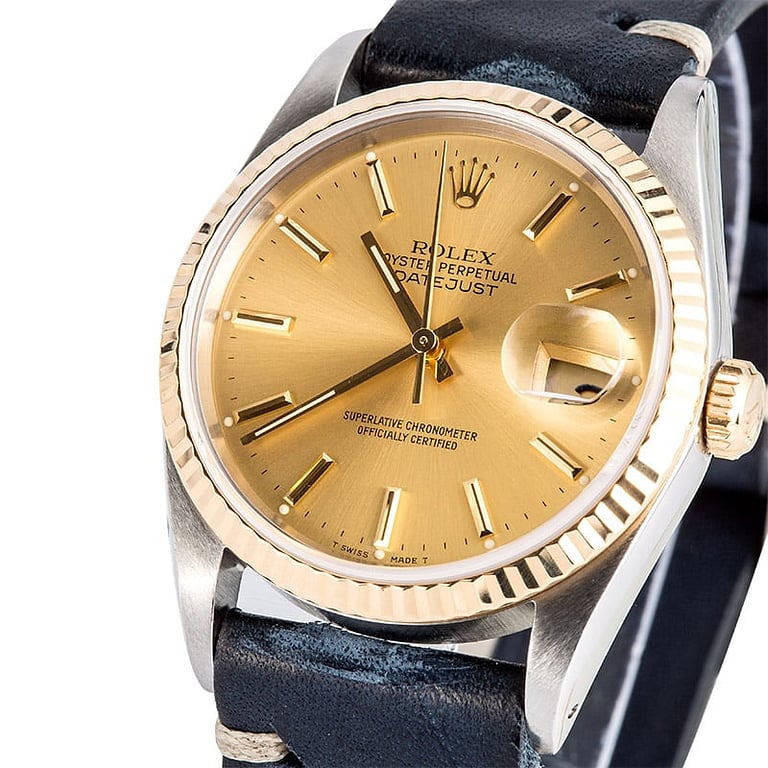 Rolex Datejust 16233 Leather Band