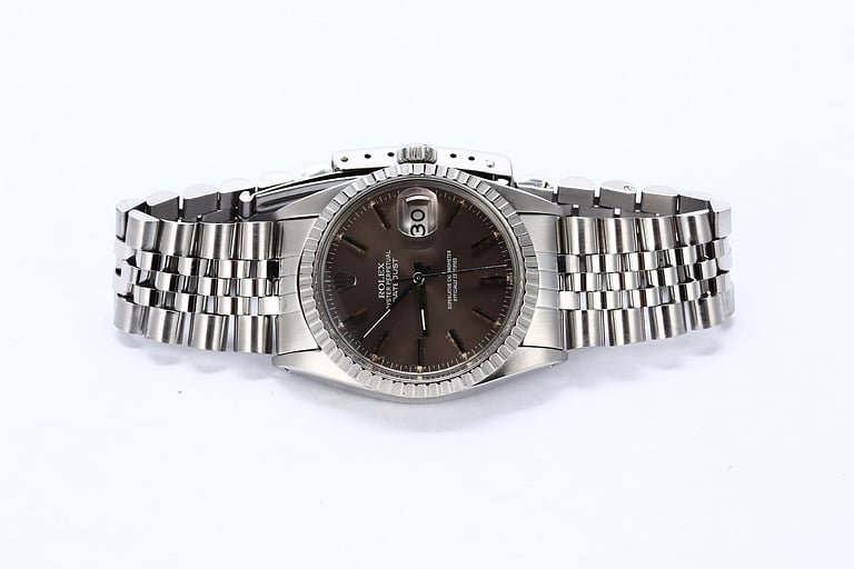 Rolex Datejust 16030 Slate Index Dial TT