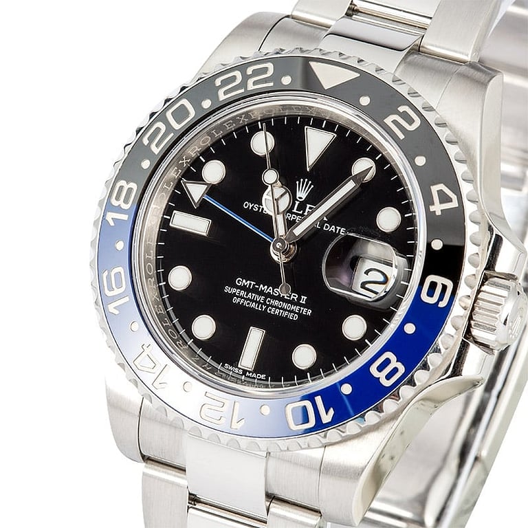 Pre-Owned Rolex GMT-Master II Ref 116710 'Batman' Bezel Insert