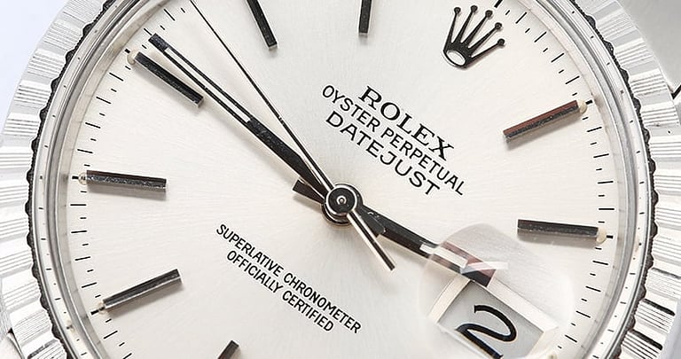Rolex Datejust 16030 Steel Engine Turned Bezel