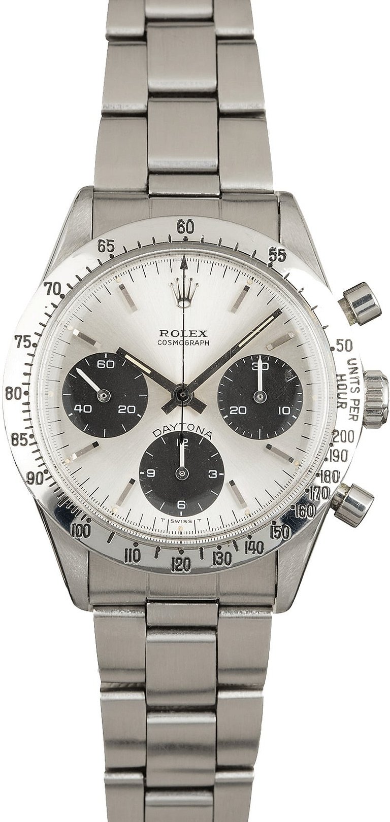 Vintage 1969 Rolex Daytona 6239 Silver Dial