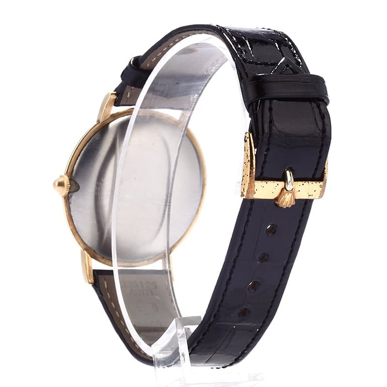 Vintage Rolex Men's Dress Watch Leather Strap