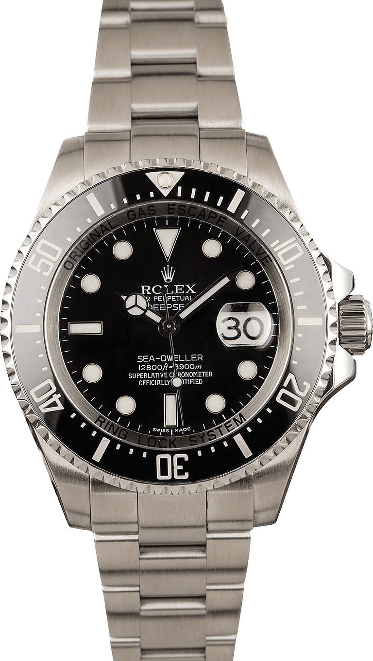 Pre Owned Rolex Sea Dweller Deepsea 116660 Ceramic Bezel