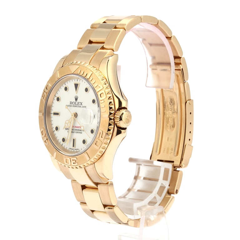 Pre-Owned Rolex Yachtmaster 16628 White Dial 40MM