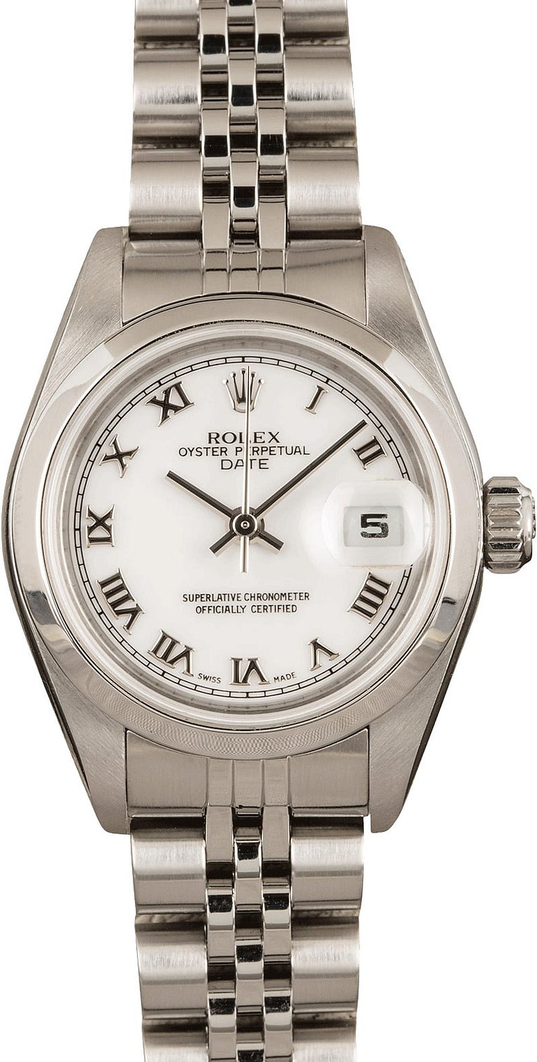 Ladies Rolex Date 79160 White Dial