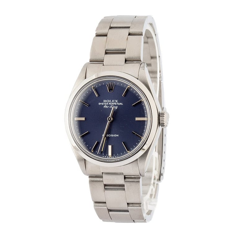 Rolex Air-King 5500 Blue Index Dial