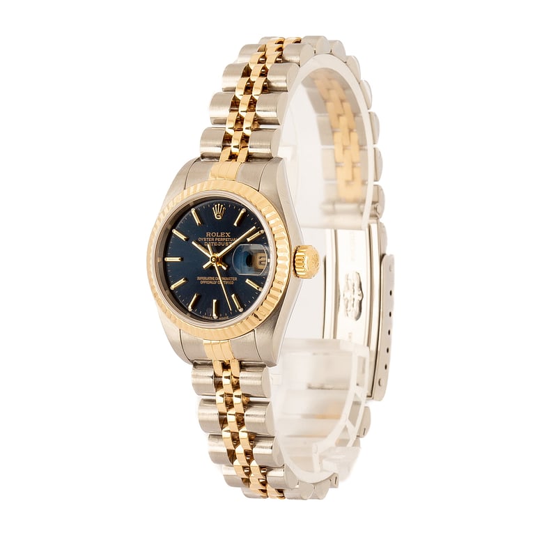 Pre-Owned Lady Rolex Datejust 79173 Blue Dial