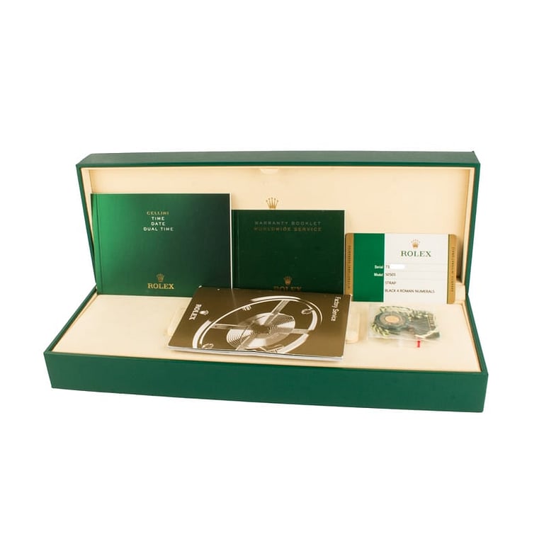 Pre-Owned Rolex Cellini 50505 Black Dial