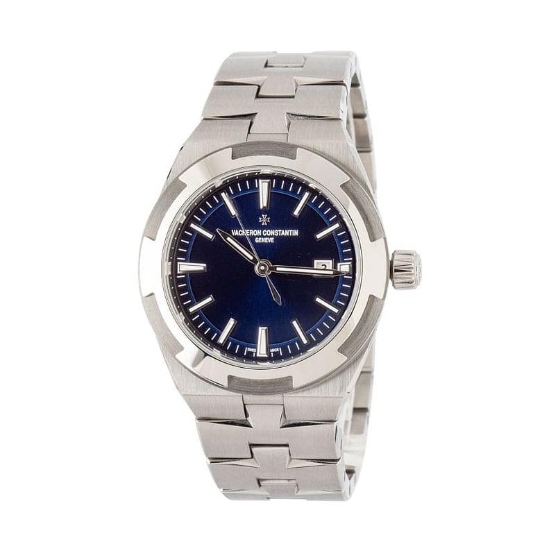 Pre-Owned Vacheron Constantin Overseas 4600V/200A-B980 Blue Dial