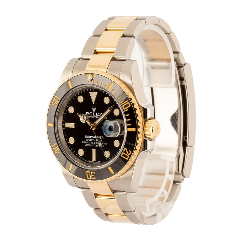 Pre-Owned Rolex Submariner ref 116613LN Black Luminous Dial
