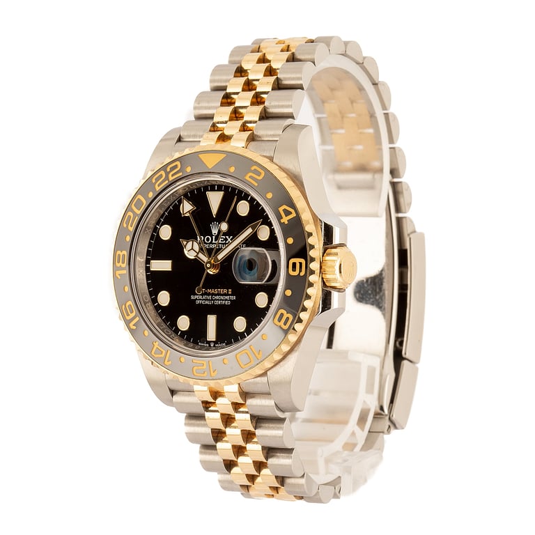 Pre-Owned Two Tone Rolex GMT-Master II Zombie 126713GRNR