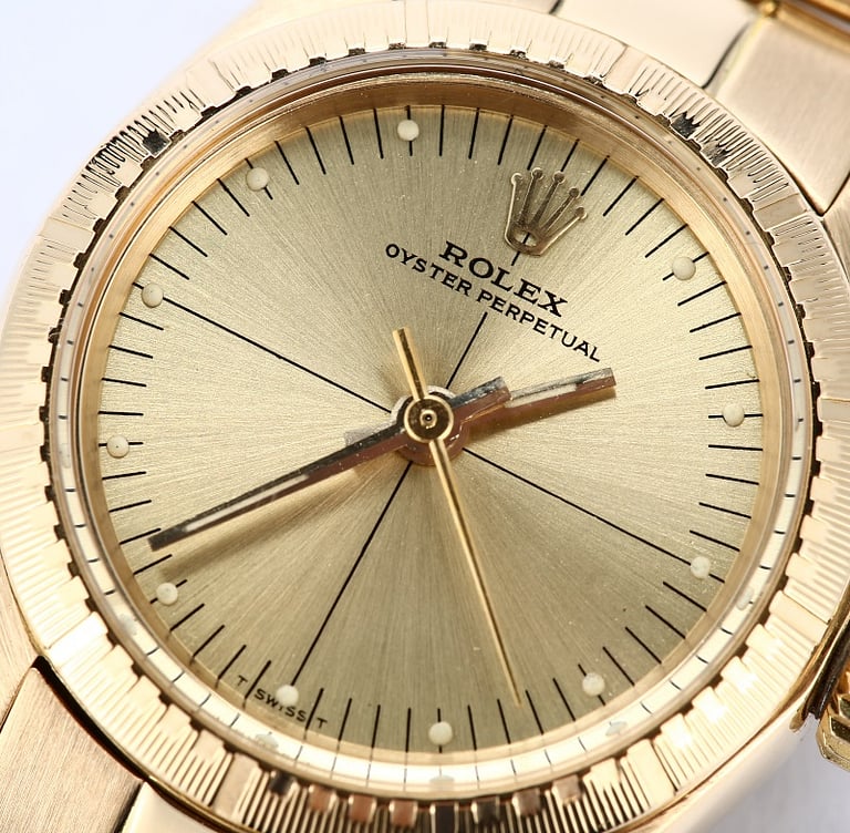 Rolex Ladies Oyster Perpetual 6724 Yellow Gold
