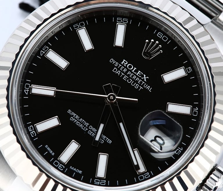 Rolex DateJust 2 Black Luminous Dial 116334