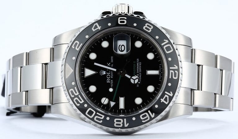 00Rolex GMT-Master II 116710 Black Cerachrom Bezel