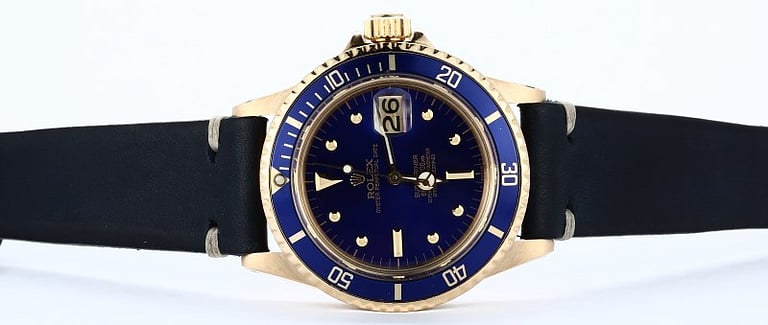 Vintage Rolex Submariner 1680 Yellow Gold