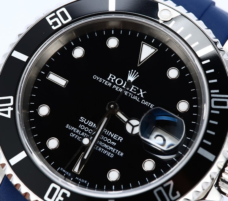 Rolex Submariner 16610 Rubber Strap