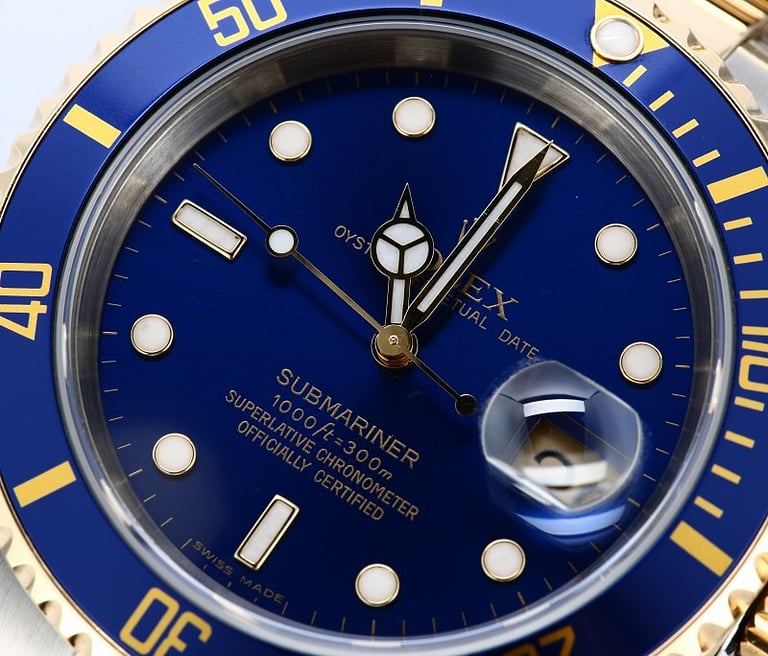 Rolex Submariner Blue 16613 Two Tone