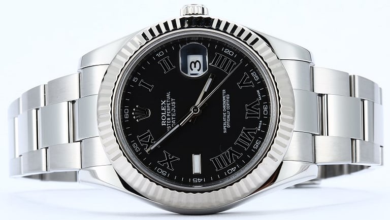 Datejust 2 Rolex 116334 Black Roman