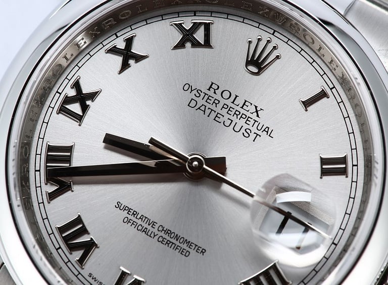 Rolex Datejust 116200 Silver Roman Dial
