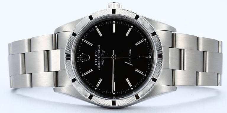 Rolex Air-King Stainless Steel Black Dial 14010M