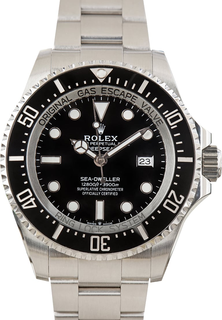 Pre-Owned Rolex Sea-Dweller Black Dial Ref 126660