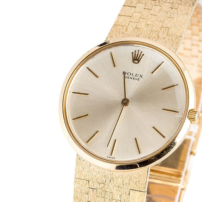 Rolex Vintage Men's Watch 18K Gold
