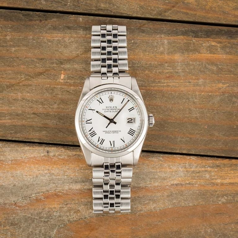 Rolex Datejust 16000 White Buckley Dial