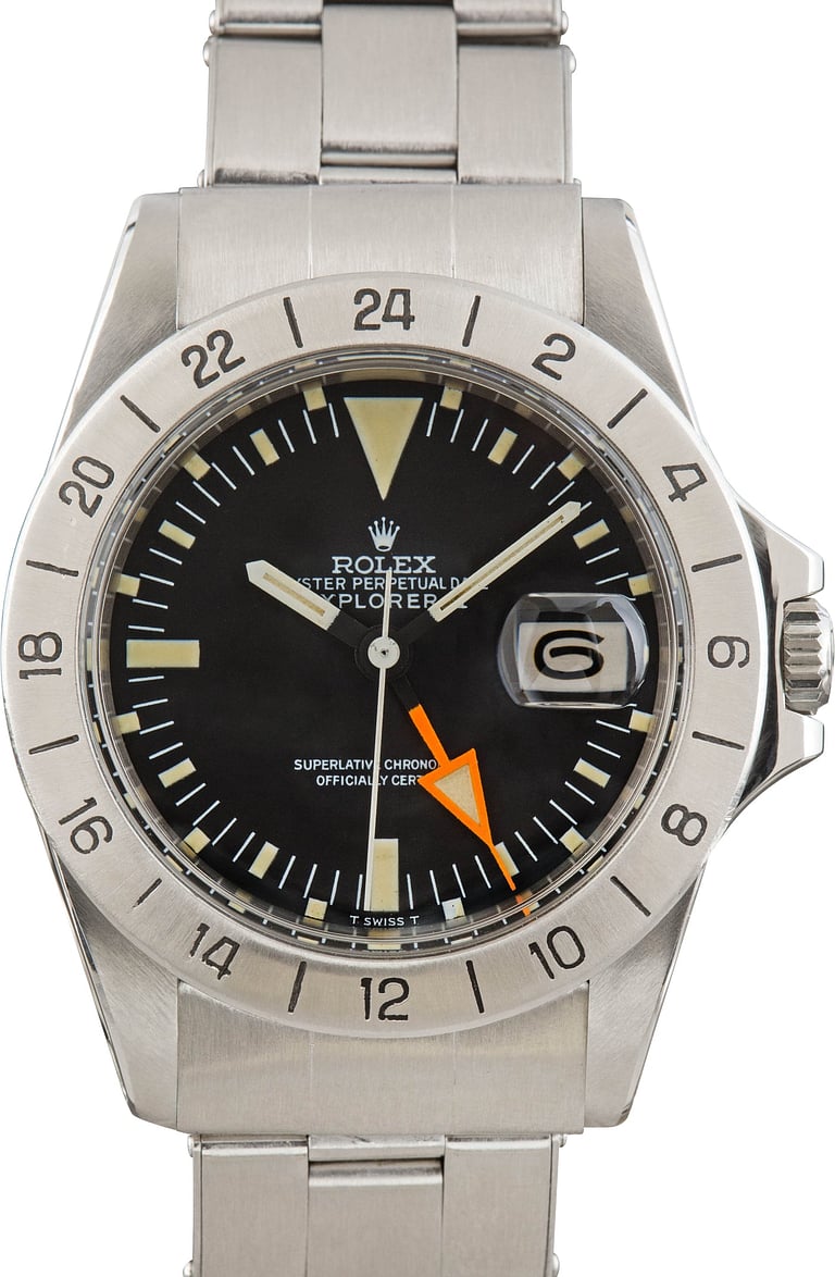 Vintage Rolex Explorer II Ref 1655 Stainless Steel