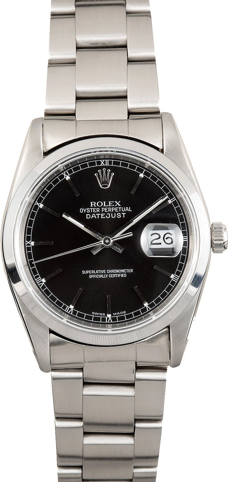 Rolex Oyster Datejust 16234 Black Dial