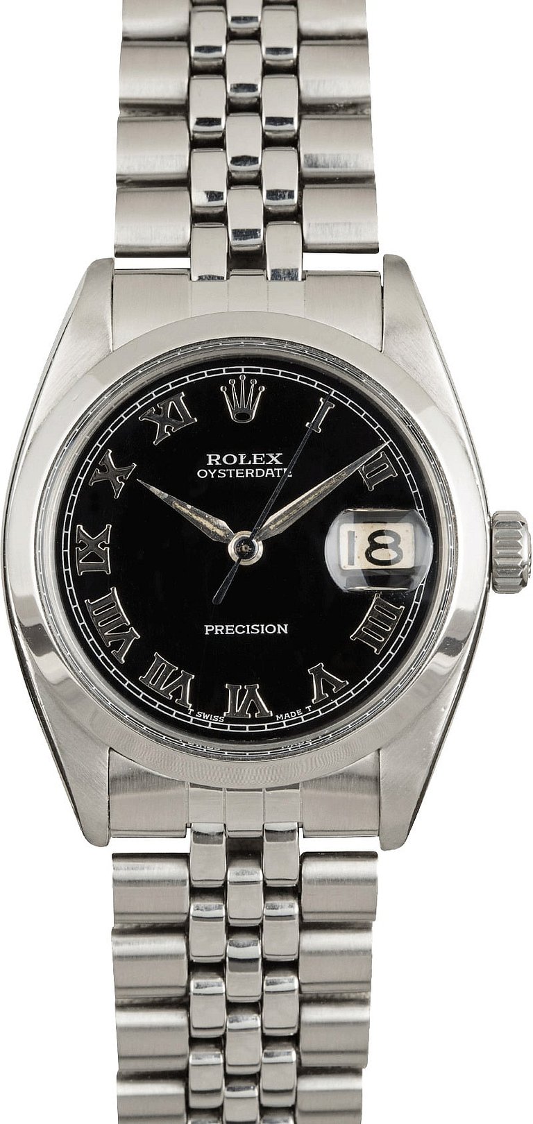 Rolex OysterDate 6694 Black Roman Dial